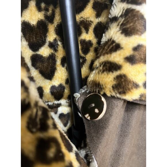 Iz Byer California Reversible Women’s Cheetah Print Jacket Size 7/8 - Picture 5 of 11